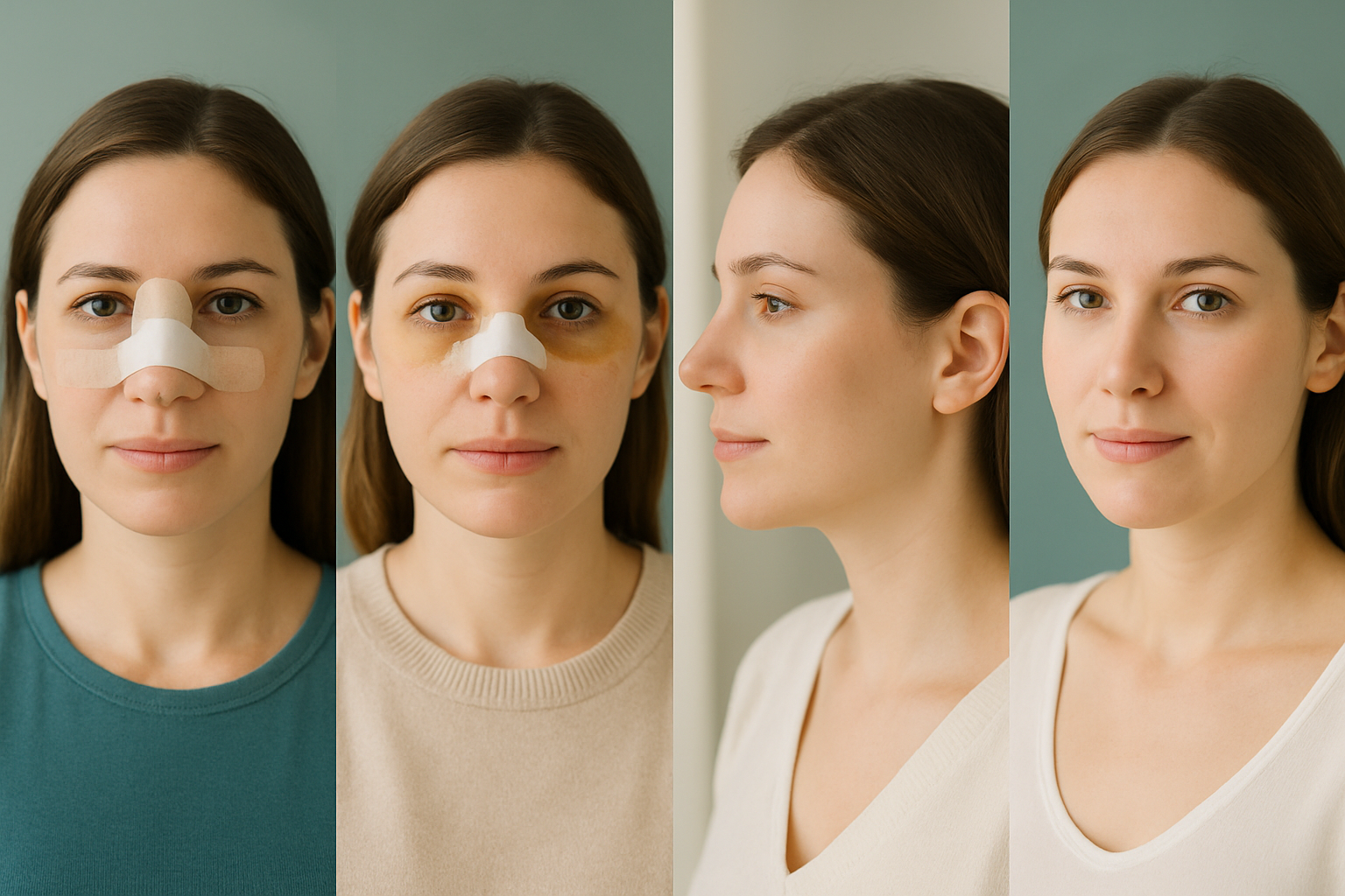 How Rhinoplasty Recovery Timeline Works — illustrating rhinoplasty recovery timeline
